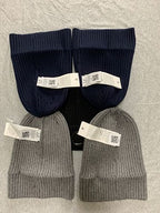 Ribbed Beanie with Lens Detail