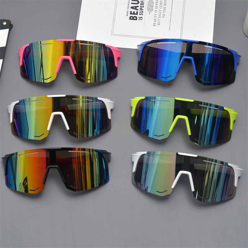 Oversized Shield Sports Sunglasses