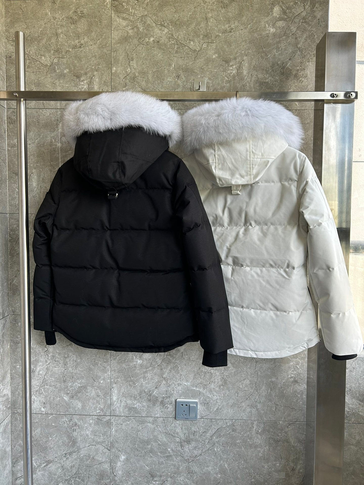 Fur-Hood Puffer Jacket