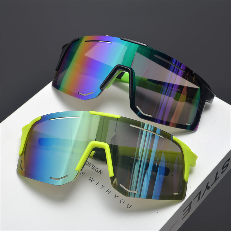 Oversized Shield Sports Sunglasses