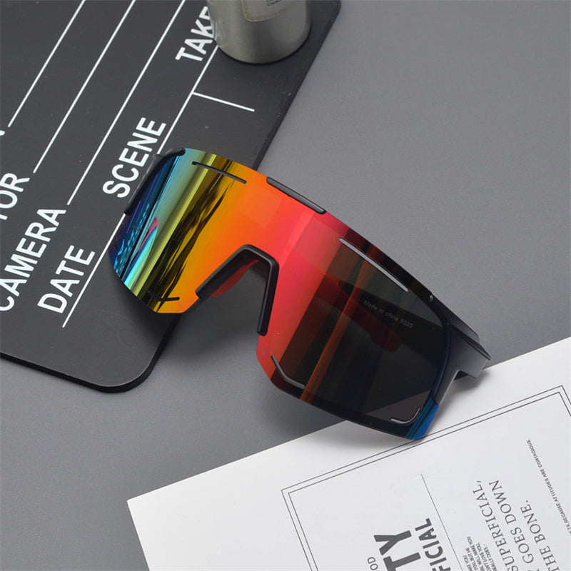 Oversized Shield Sports Sunglasses