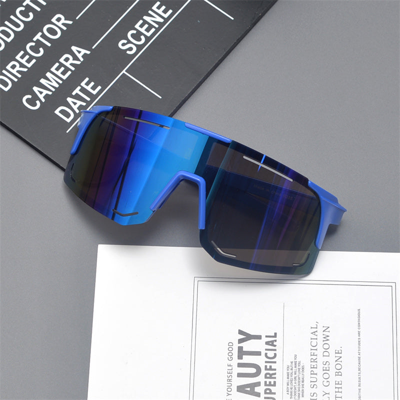 Oversized Shield Sports Sunglasses