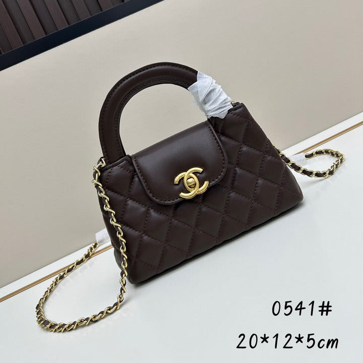Chocolate Leather Mini Bag