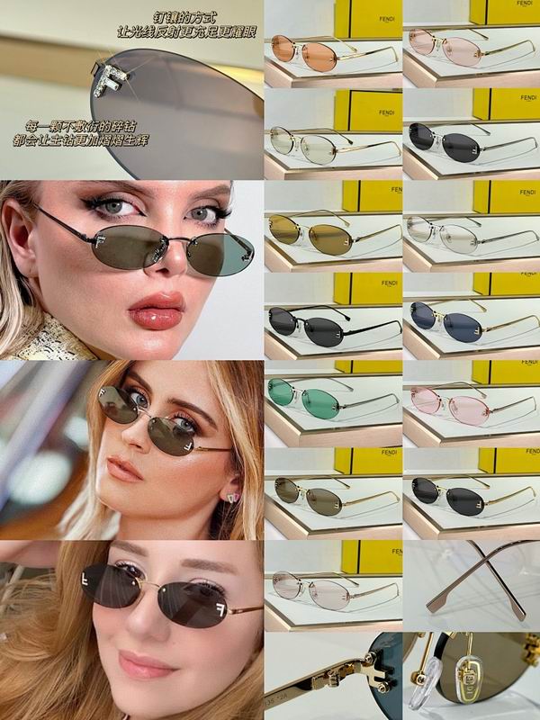 Slim Oval Metal Sunglasses