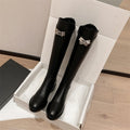 High-Knee Riding Boots