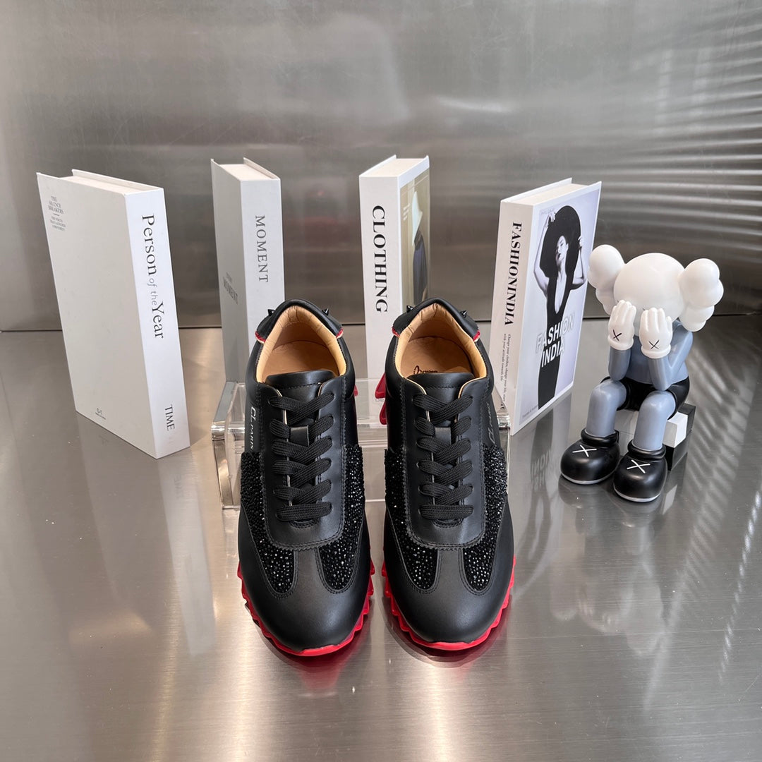 Black Shark Sole Sneakers